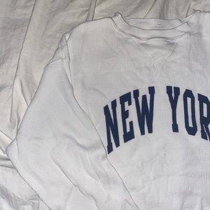 brandy melville new york thermal long sleeve